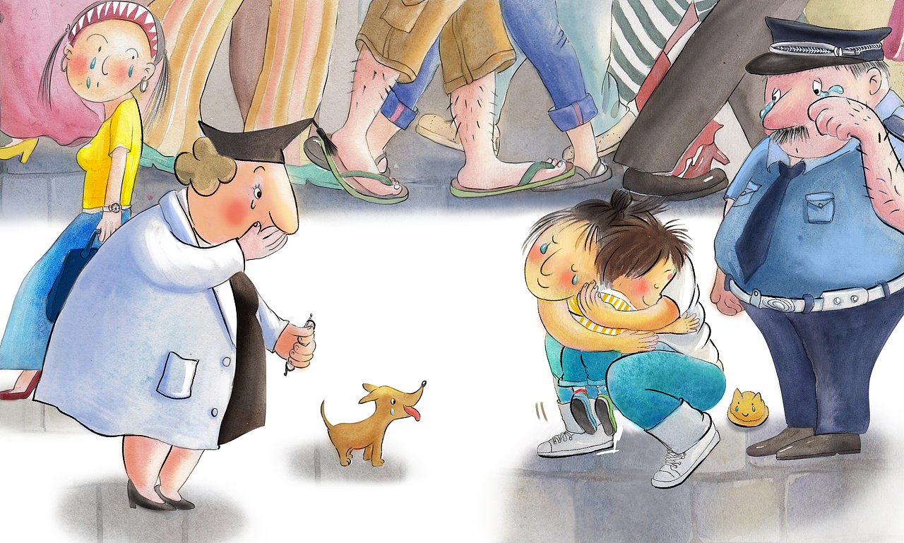 《毕淑敏心灵成长绘本》内页（图ZMzI0MDE4MDU2） - 绘本 - 站酷设计师毛微微原创素材 - 站酷ZCOOL