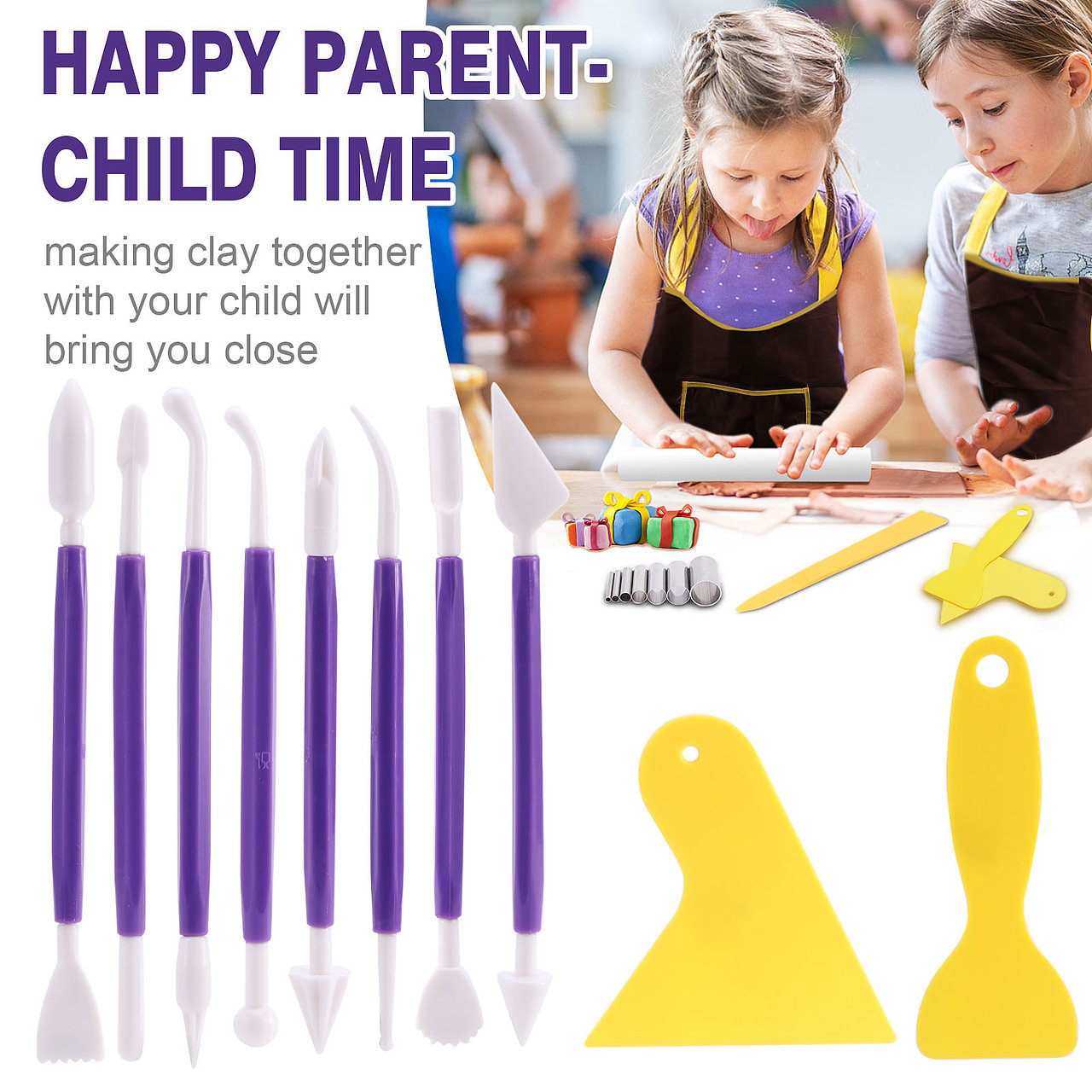 24件套软陶粘土工具