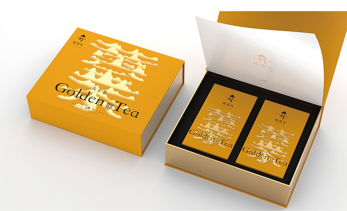 峪霖贡 | 恩施玉露黄金茶叶包装设计