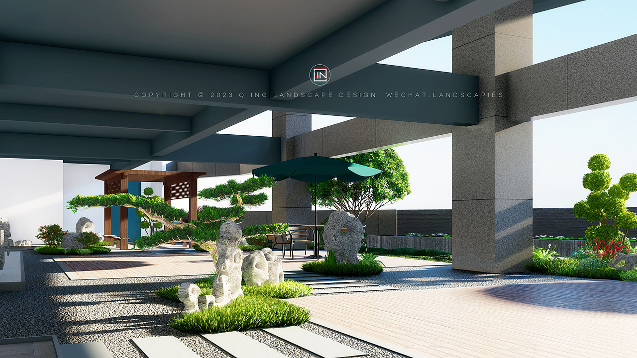 屋顶花园|LUMION（图ZMzYwODYwNjky） - 景观设计 - 站酷设计师深巷如途原创素材 - 站酷ZCOOL