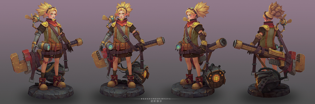 廖磊3D角色网络班第六期作品选集1