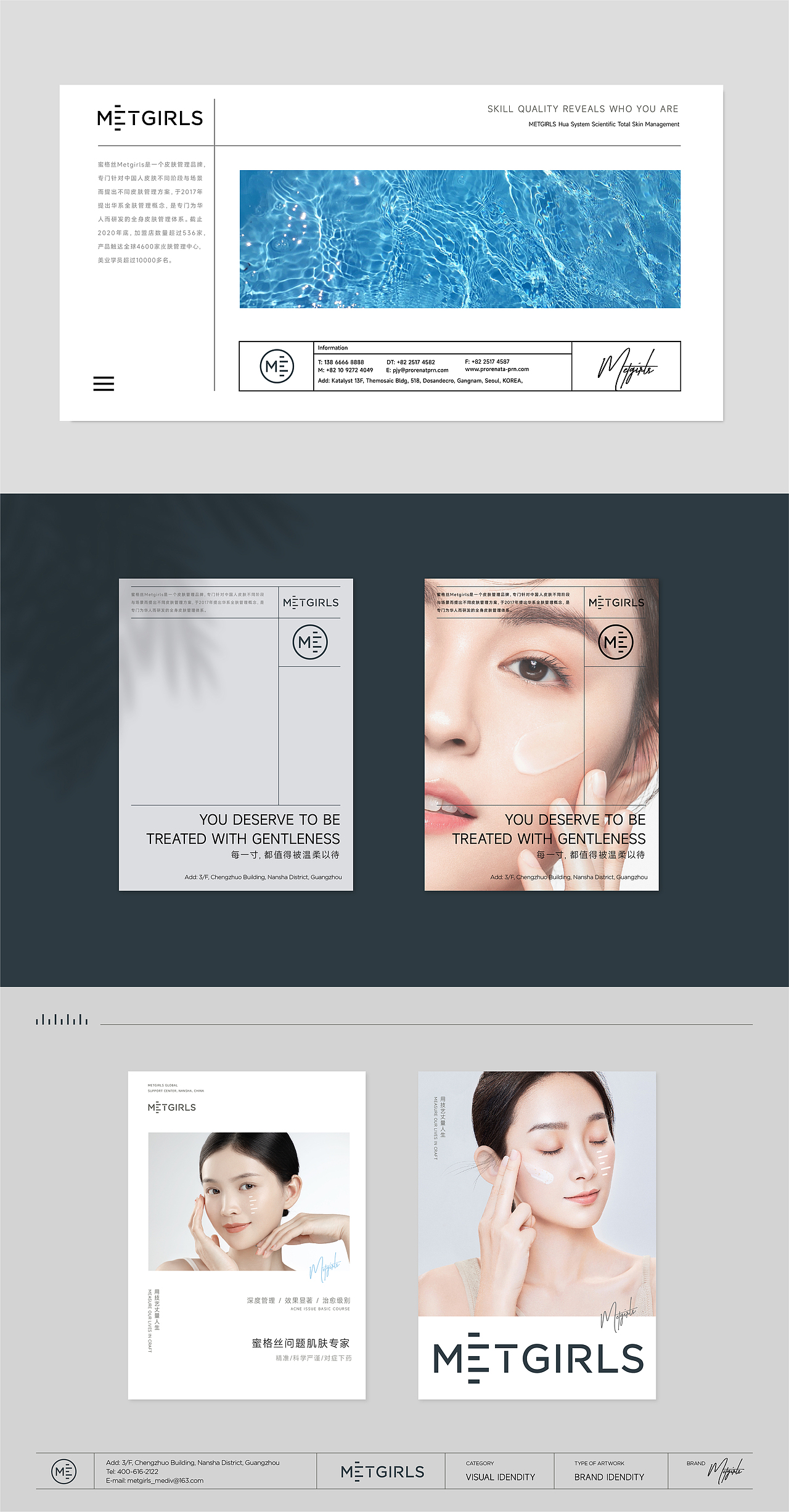 METGIRLS护肤品 | 品牌视觉设计