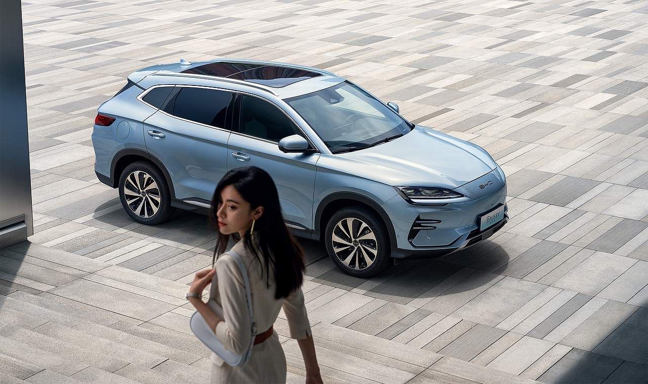 比亚迪汽车｜BYD宋PLUS DM-i 冠军版（图ZMzQ4NjY3NDEy） - 修图/后期 - 站酷设计师老朝奉_原创素材 - 站酷ZCOOL