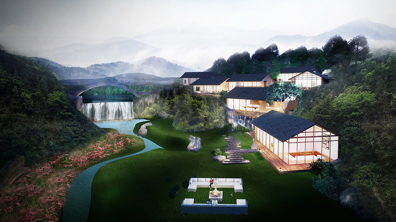 张家界美田花谷民宿设计——AD国际