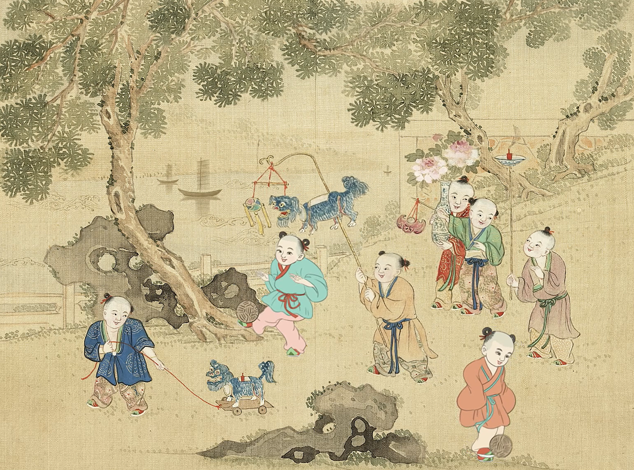 国风古画人物动效设计（图ZMzY5Mjg0MDM2） - 商业插画 - 站酷设计师Mega丼原创素材 - 站酷ZCOOL