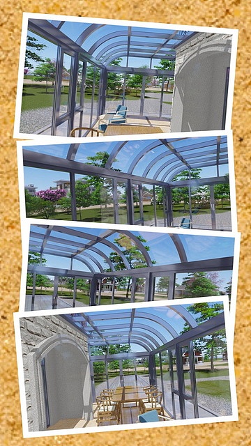 庭院阳光房装修案例效果图S2066