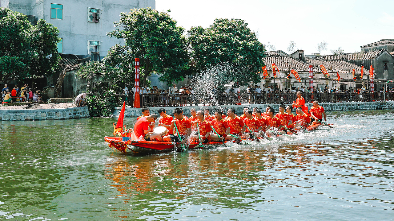 潮汕民俗划龙舟