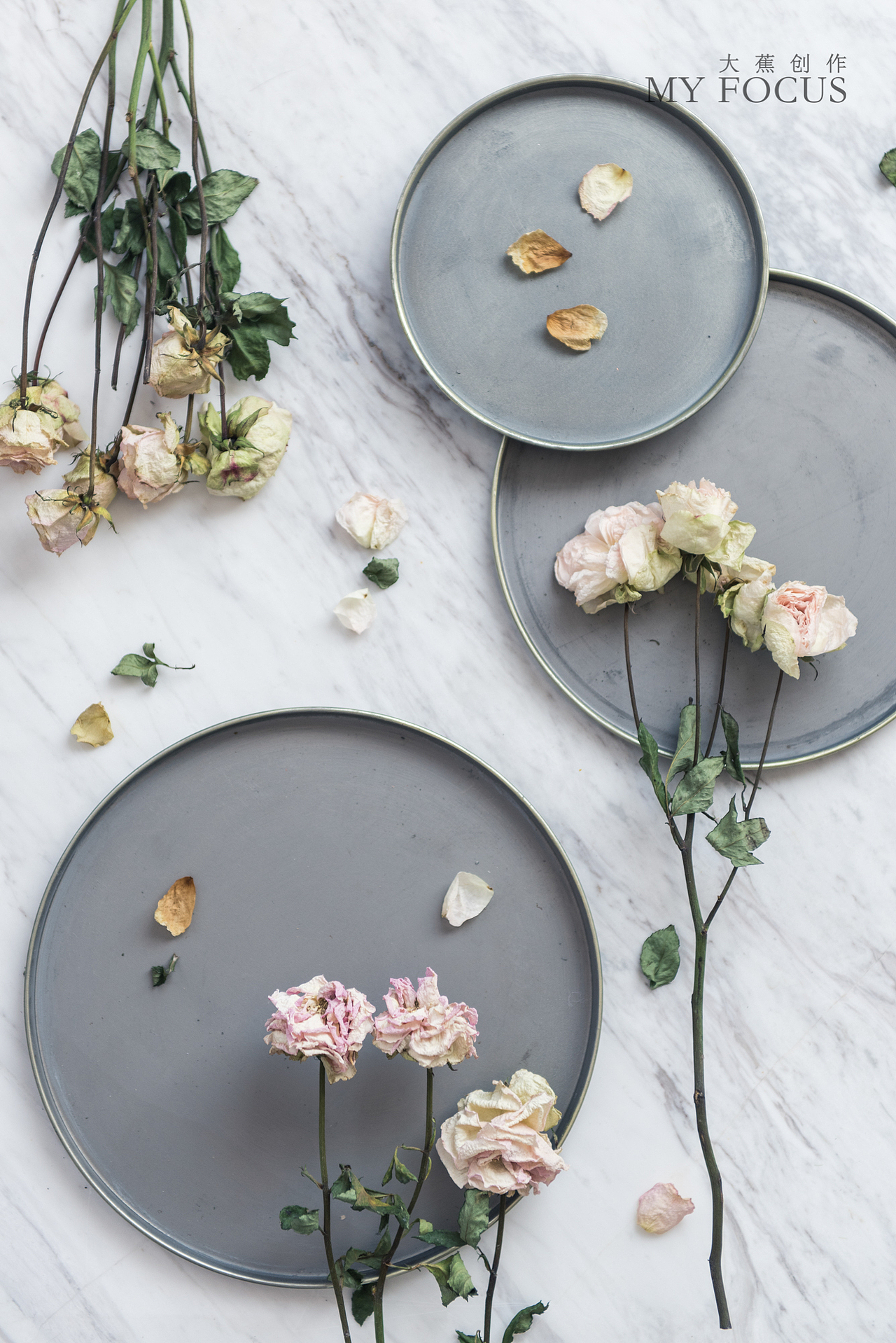 美式铁艺托盘 | 餐具摄影 | 大蕉创作