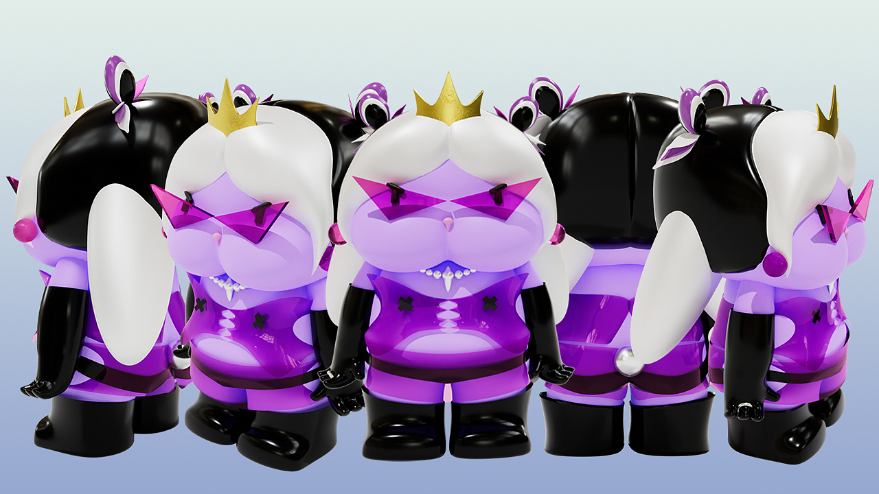 【原创IP形象设计】ATOO-一位不羁的在逃公主（图ZMzE3NjUzMTQ0） - IP形象 - 站酷设计师醋精老爷原创素材 - 站酷ZCOOL