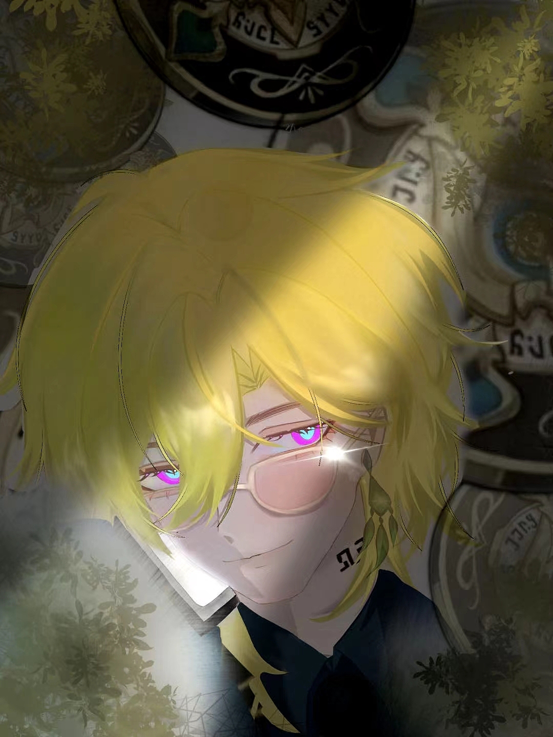 【崩坏 星穹铁道 砂金绘画】一只正在打电话的小孔雀