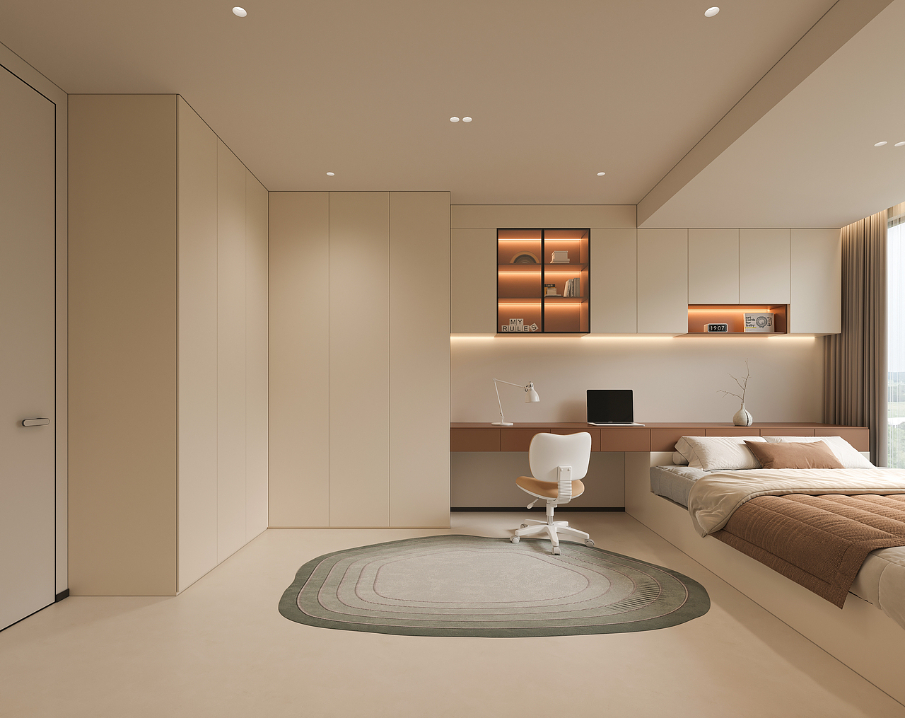 未来方舟 奶油风