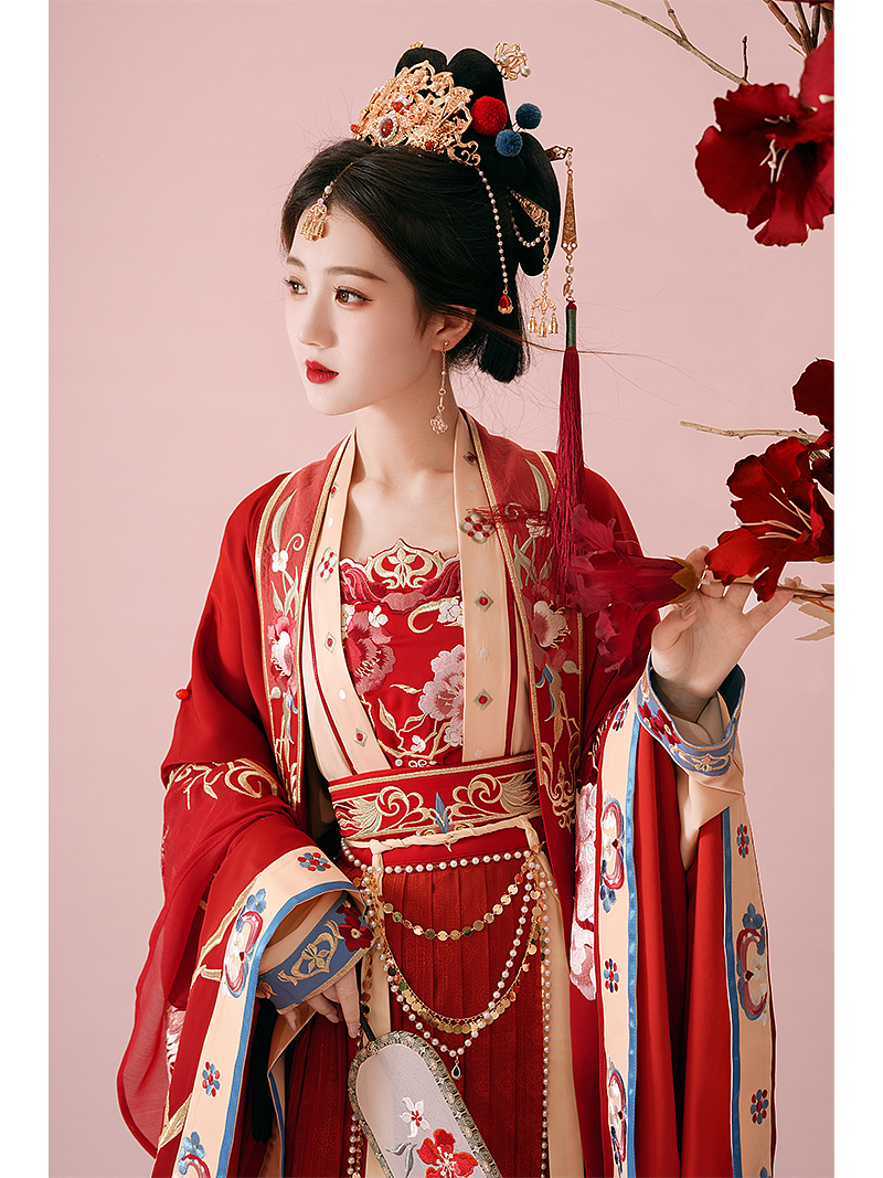 汉服设计|良辰 婚服 宋制婚服华丽款（图ZMzQxNzI3Njg4） - 传统/民族服饰 - 站酷设计师一斤的汉服世界原创素材 - 站酷ZCOOL