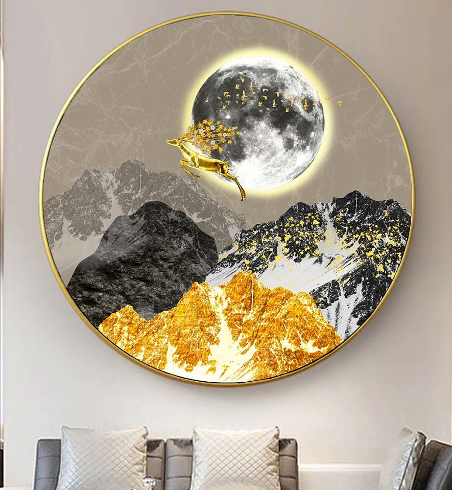 轻奢金色装饰画（图ZMzMxMzgxOTgw） - 艺术插画 - 站酷设计师亮sir艺术原创素材 - 站酷ZCOOL