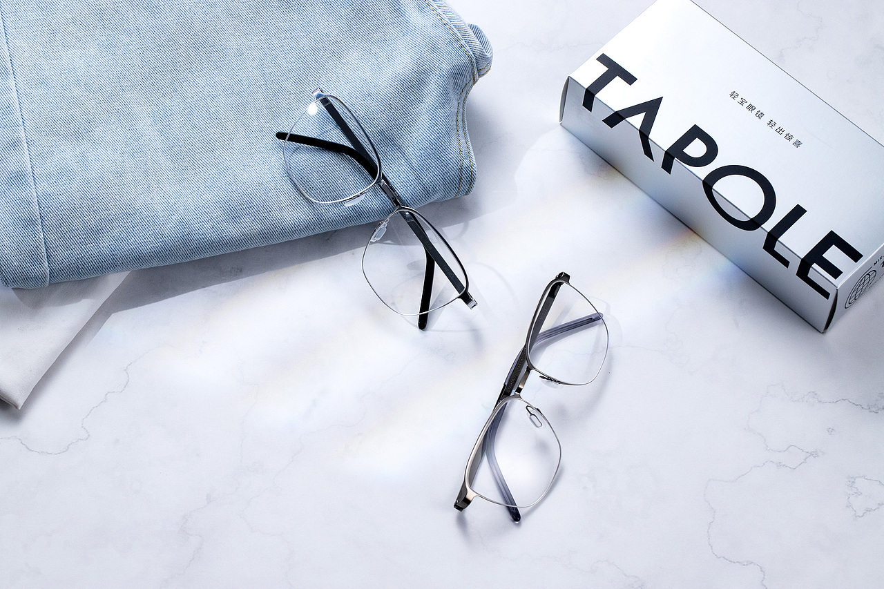 轻宝眼镜TAPOLE（图ZMjk2NDQ0MTUy） - 产品摄影 - 站酷设计师摄影师小恰原创素材 - 站酷ZCOOL