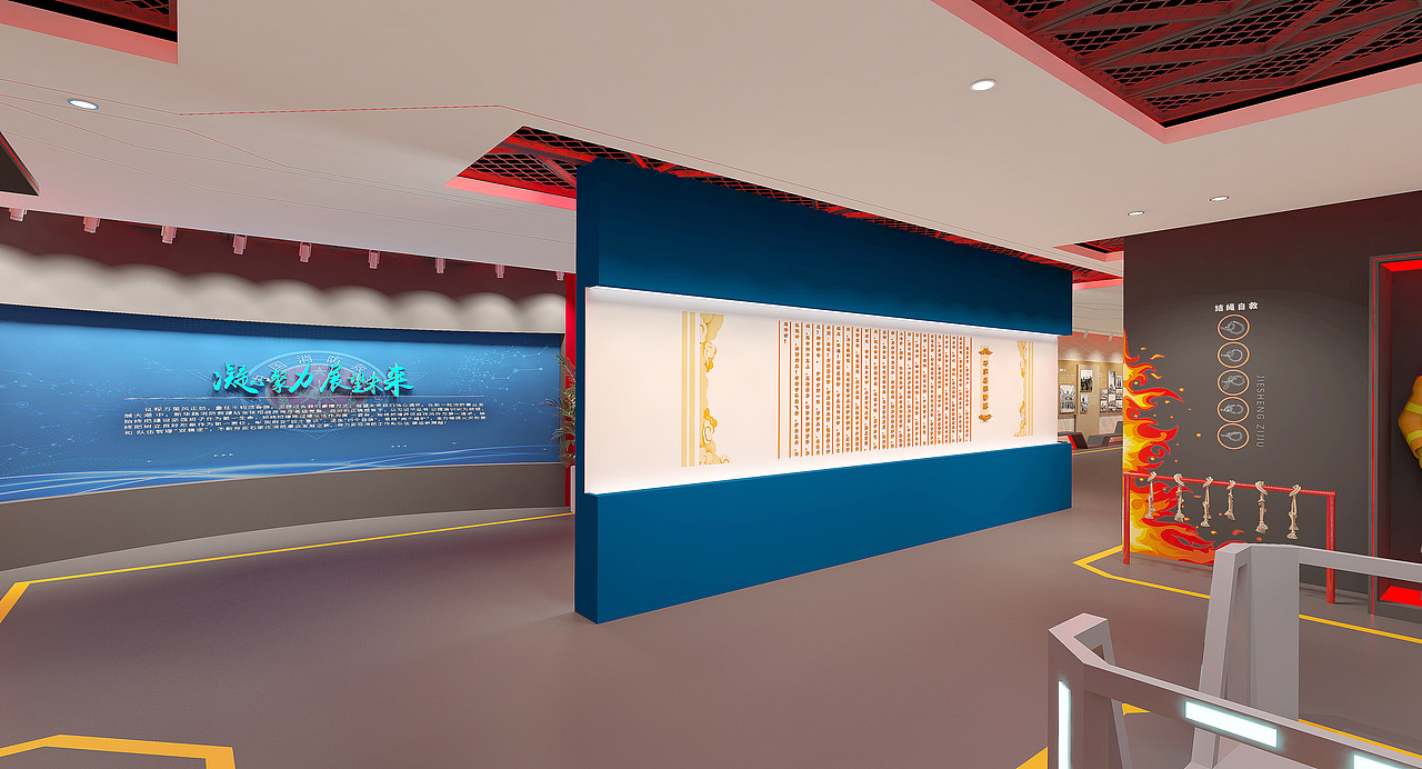消防展厅（图ZMzU3NTE3NTc2） - 建筑/空间 - 站酷设计师垚垚设计原创素材 - 站酷ZCOOL