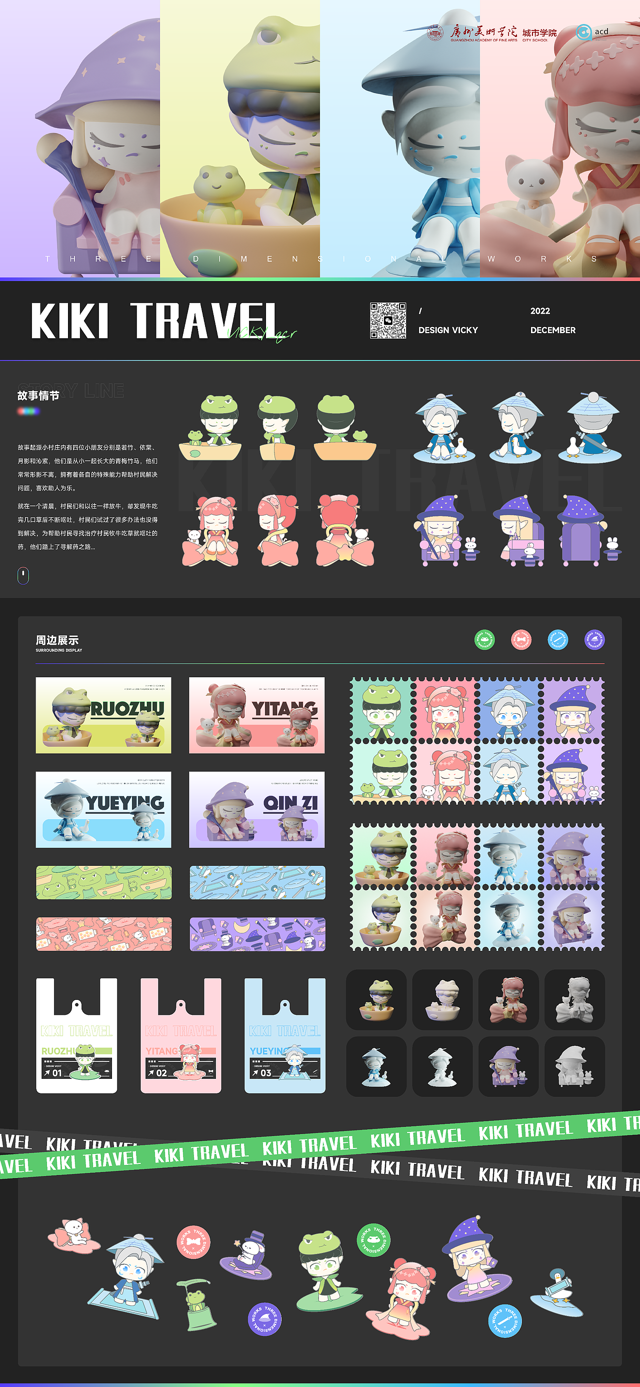 #2023青春答卷# IP设计（图ZMzQ5OTEwNTQ4） - 人物/生物 - 站酷设计师Vicky_qcr原创素材 - 站酷ZCOOL