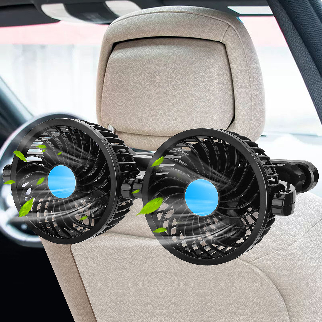 车载风扇 亚马逊主图 A+