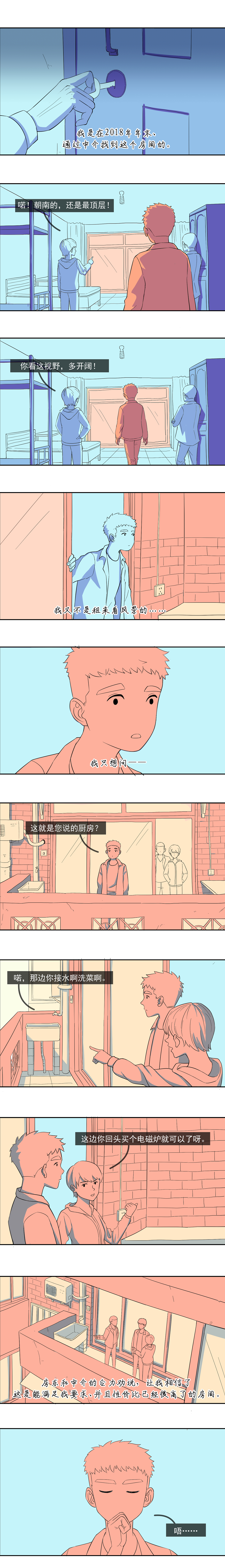 《杭漂租房被坑？你管这叫厨房？！》（图ZMzEzOTM3NTMy） - 短篇/格漫 - 站酷设计师乌木的漫画日记原创素材 - 站酷ZCOOL