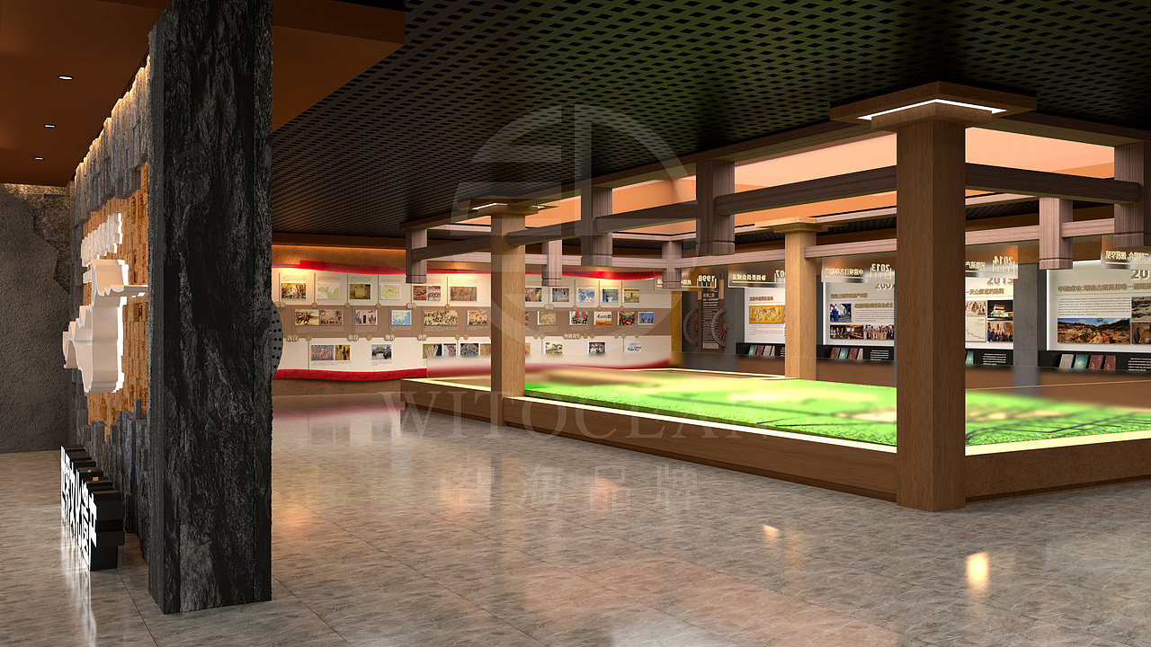 展厅设计-崤函古道-石壕段