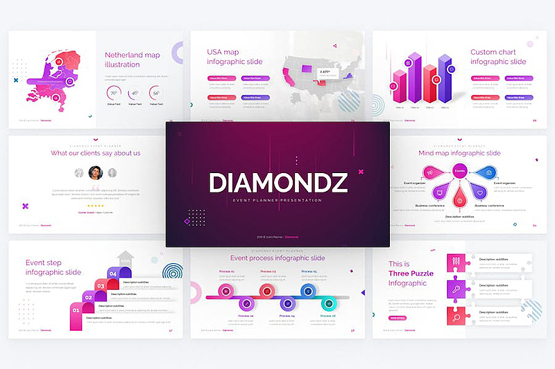 大气商业计划年计划总结项目合作商业通用国外PPT模板