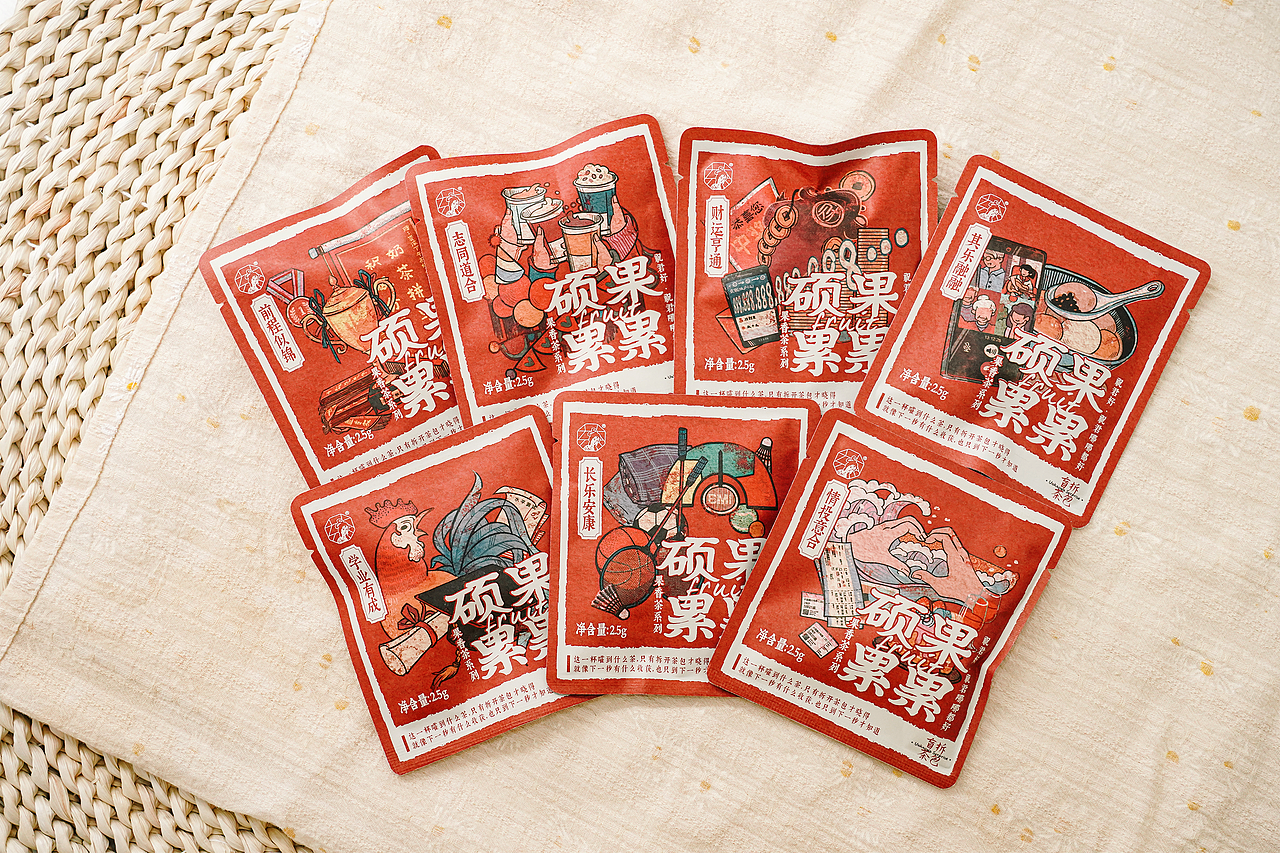 茶颜悦色【硕果累累袋泡调味茶】包装设计
