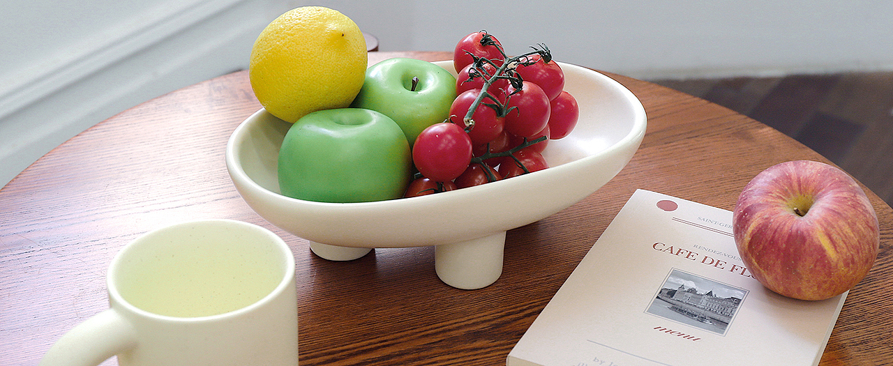 亚马逊产品摄影北欧家居装饰陶瓷水果盘拍摄