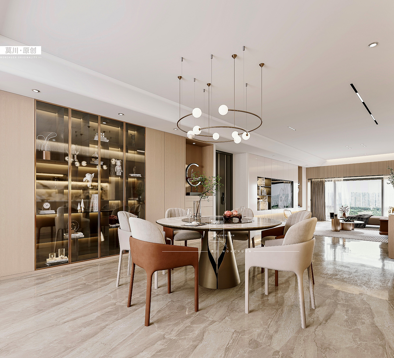 深圳300㎡大平层，旧房改造（图ZMzE3NTYwMDMy） - 家装设计 - 站酷设计师莫川建筑空间设计原创素材 - 站酷ZCOOL