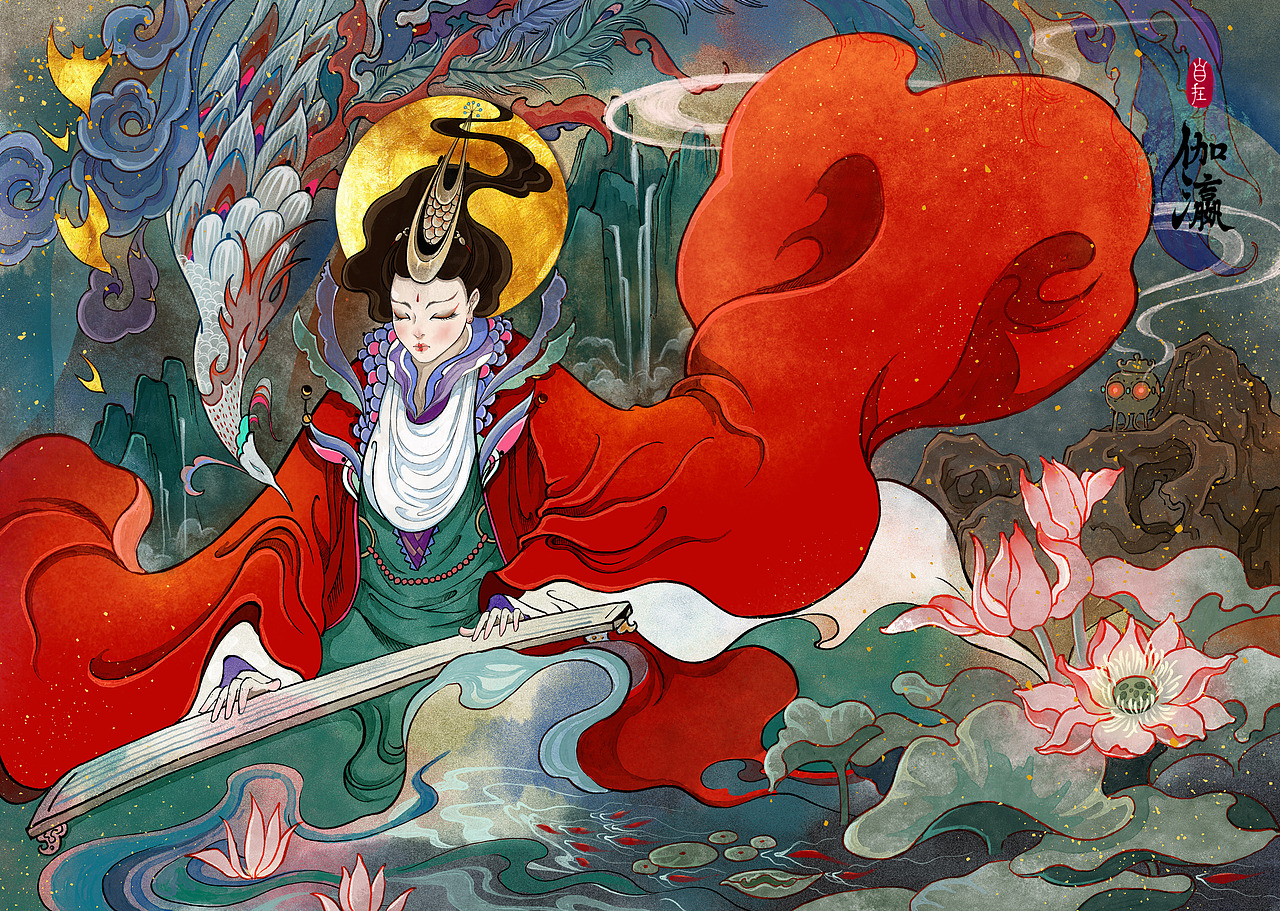 2022-年中作品集（图ZMzA4MjU2MzQ0） - 商业插画 - 站酷设计师伽瀛原创素材 - 站酷ZCOOL