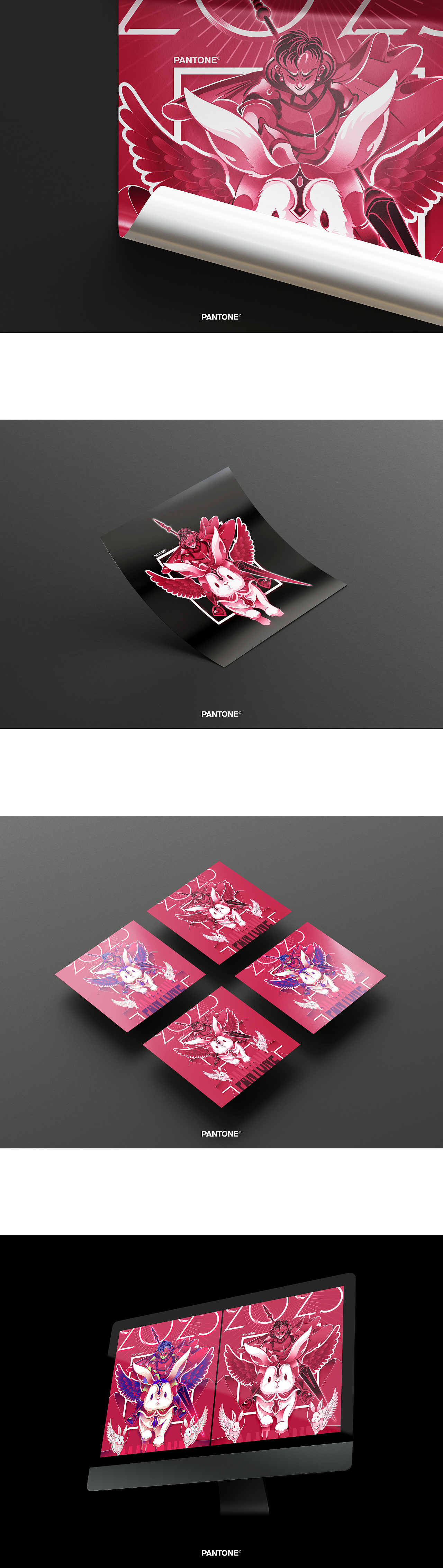 勇敢無畏·非凡洋紅 | PANTONE（圖ZMzI3NTg2NDI4） - 商業(yè)插畫 - 站酷設(shè)計(jì)師黏力仁原創(chuàng)素材 - 站酷ZCOOL