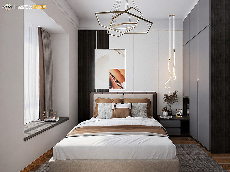 昆明装修公司木菲美家出品:中海云著4室2厅轻奢风格