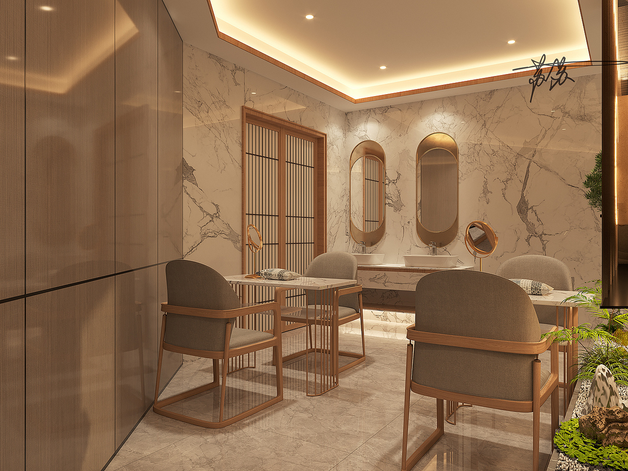 星夜传图 | 侘寂风-美容院