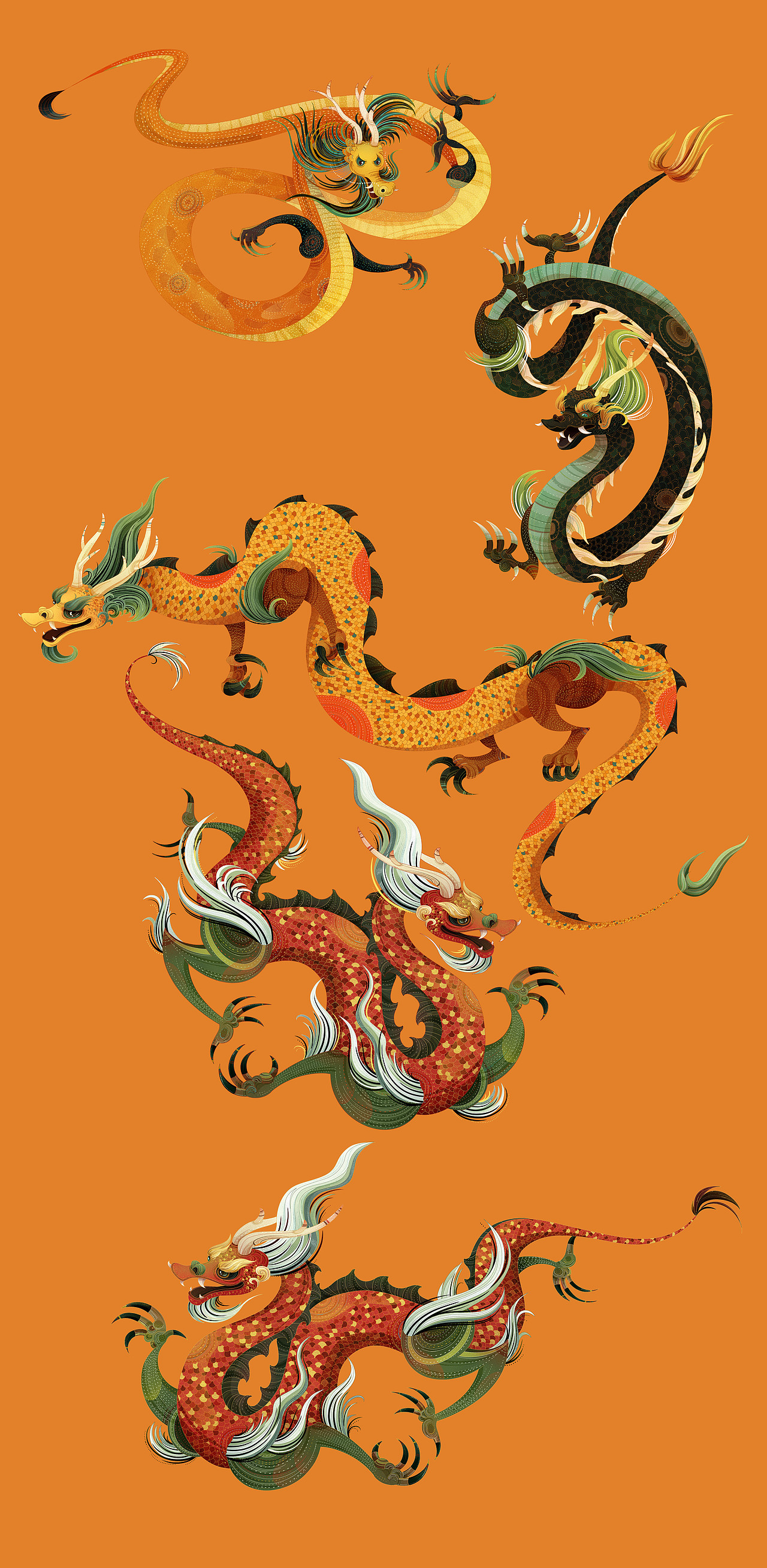 龙年插画（图ZMzUxNzcyMTYw） - 商业插画 - 站酷设计师司徒罗杰原创素材 - 站酷ZCOOL