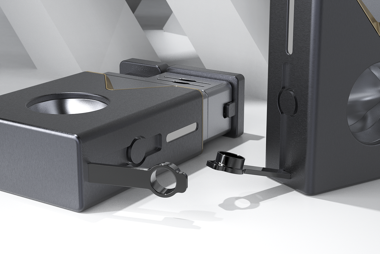 枪灰色金属感雪茄打火机