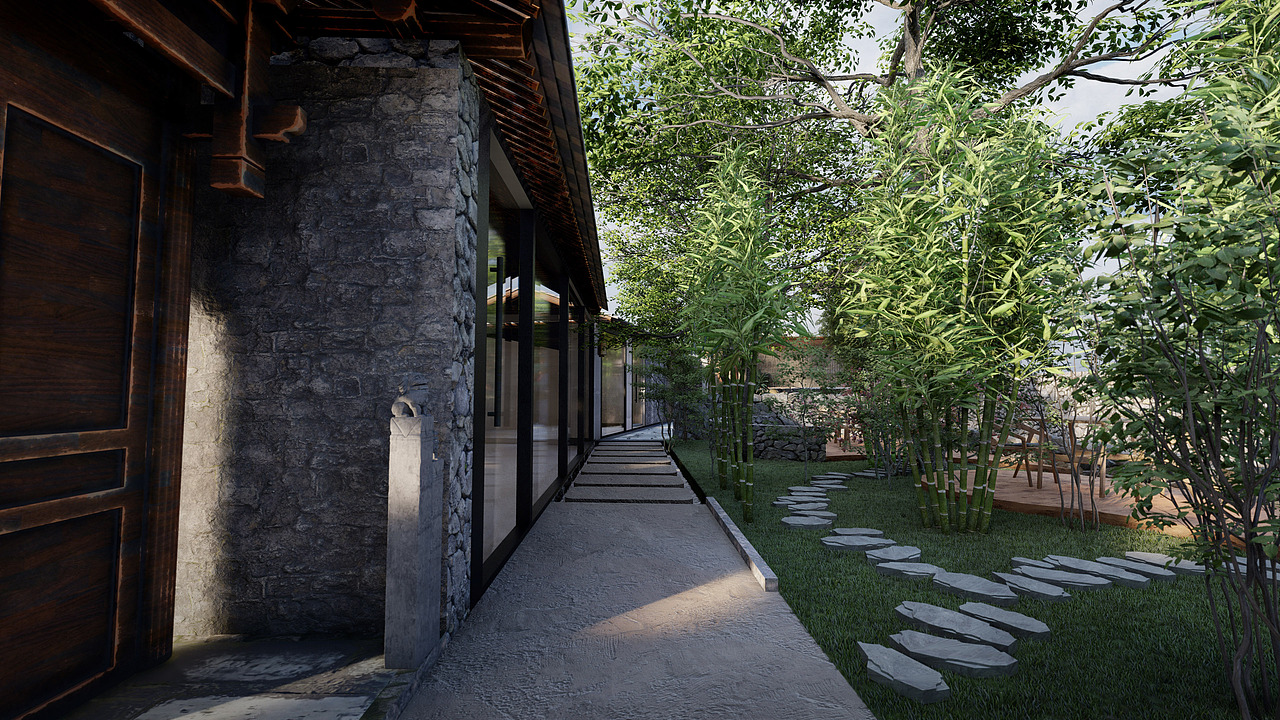 石板人家面馆（图ZMzU2Nzc4MDQ4） - 商业空间设计 - 站酷设计师秋琳原创素材 - 站酷ZCOOL