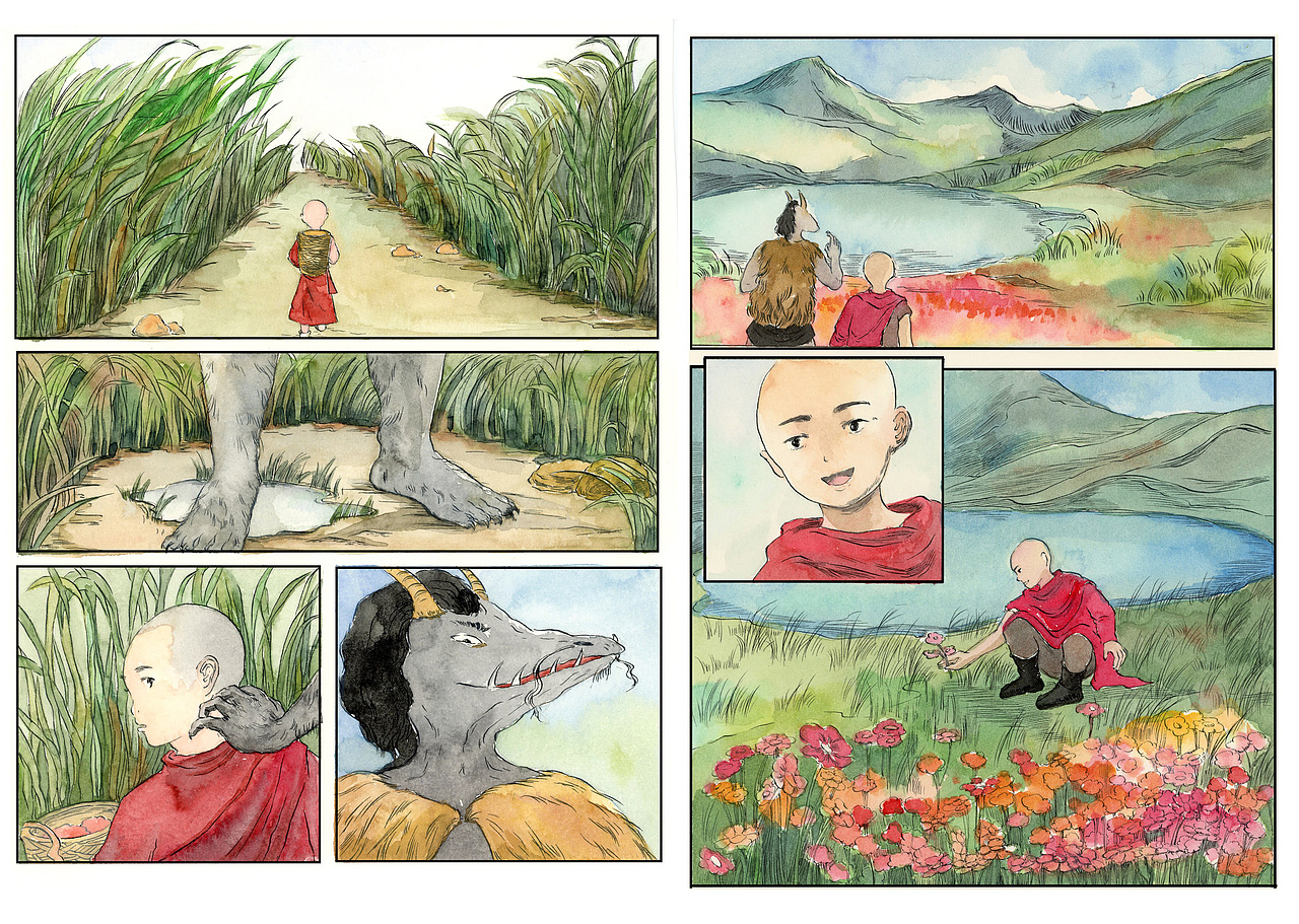 《小红帽》改编绘本