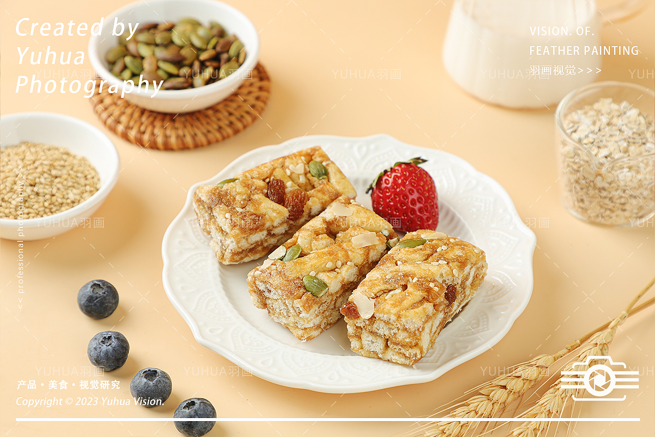 五零欧包 坚果沙琪玛 奶盖萨其马 全麦面包（图ZMzU1MzQzNTE2） - 美食摄影 - 站酷设计师YUHUA羽画原创素材 - 站酷ZCOOL