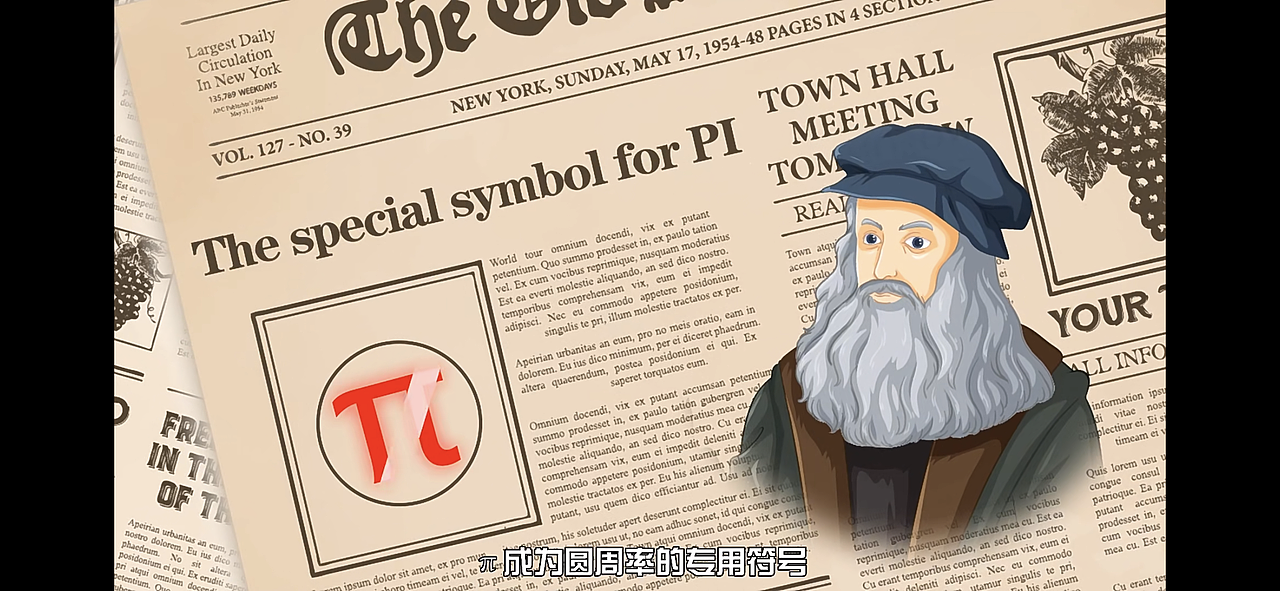 原创科普类MG动画 | 你知道圆周率是怎么算的吗?