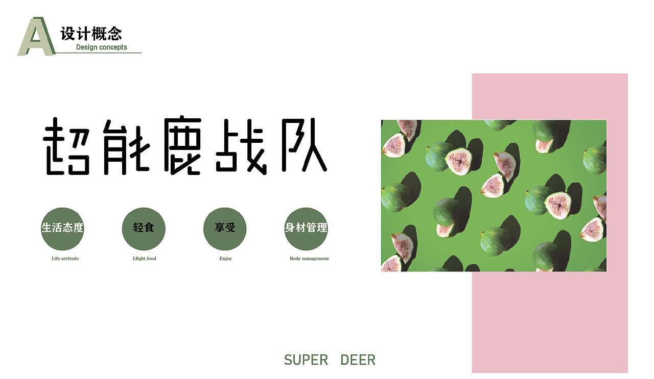 超能鹿战队轻食馆品牌形象设计练习（图ZMzA1ODg5Nzg4） - 品牌 - 站酷设计师一只爱吃的居原创素材 - 站酷ZCOOL