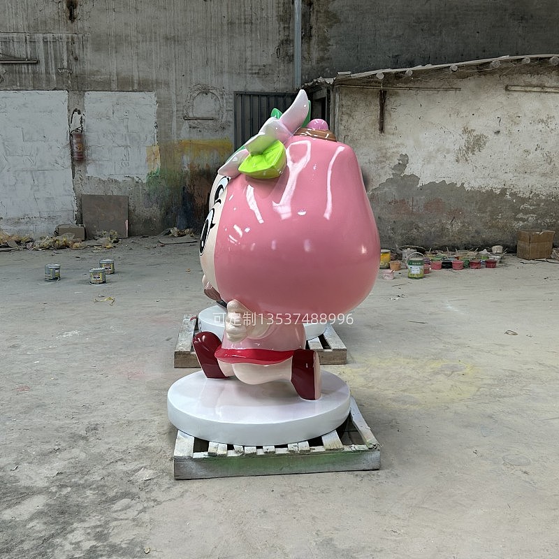 校园吉祥物人偶摆件定制玻璃钢荷花卡通雕塑（图ZMzUyNjc2ODA0） - 雕塑 - 站酷设计师满天下雕塑厂家原创素材 - 站酷ZCOOL