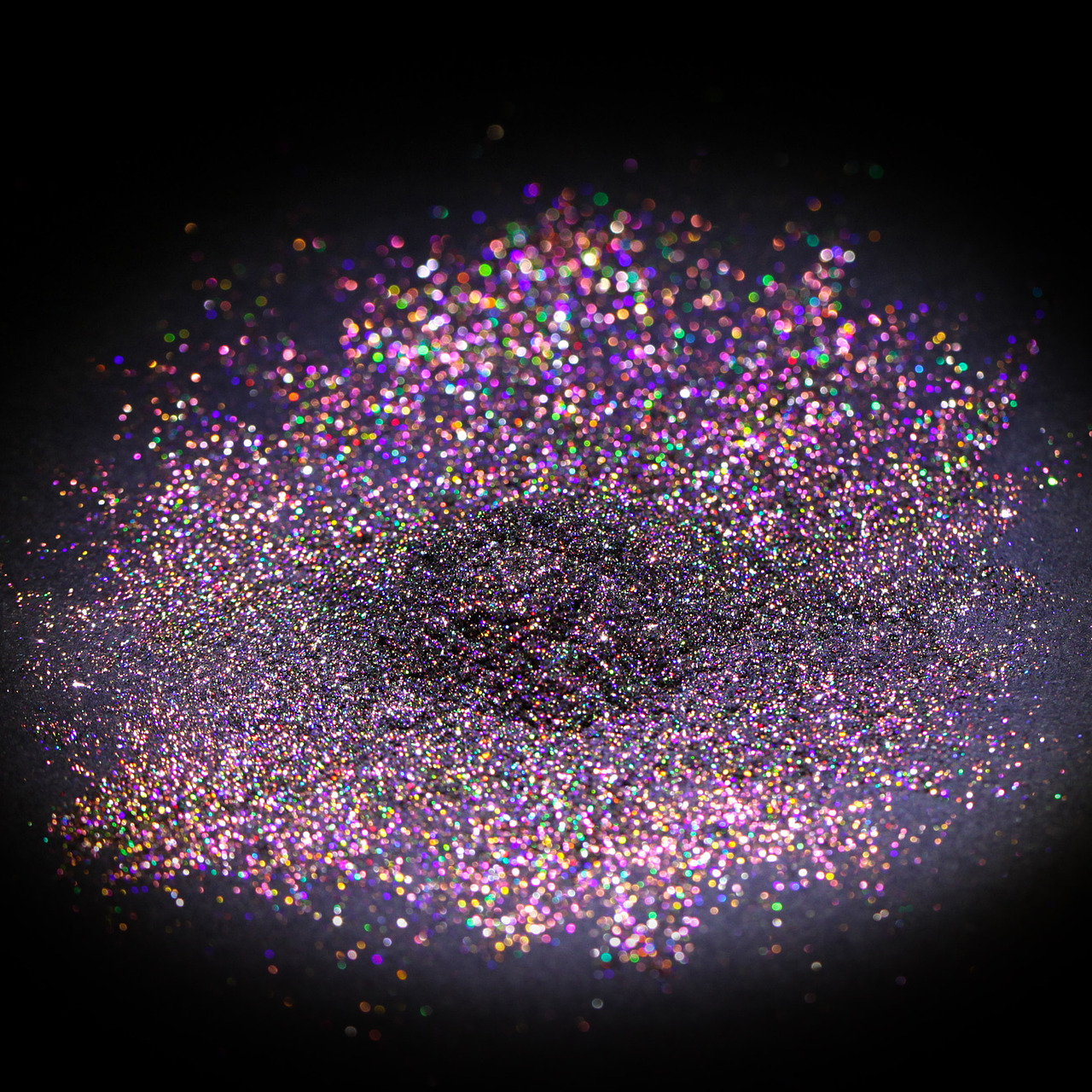 镭射变色龙粉末拍摄