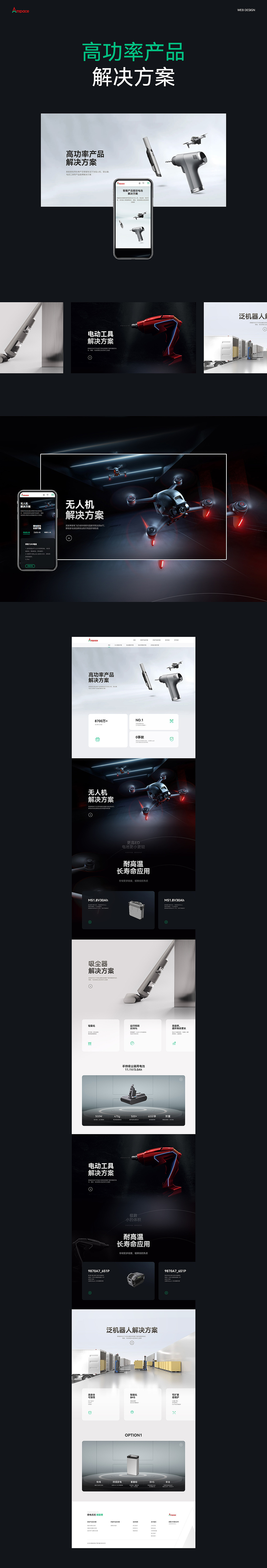 新能安-官网设计（图ZMzUzNDI0ODAw） - 企业官网 - 站酷设计师纵天科技原创素材 - 站酷ZCOOL