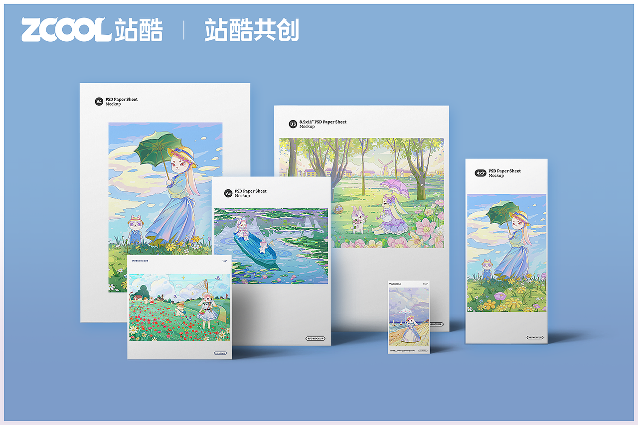 【世界名画】关于莫奈的遇见四季（图ZMzQ0MDI2MDAw） - 艺术插画 - 站酷设计师旗漫设计原创素材 - 站酷ZCOOL