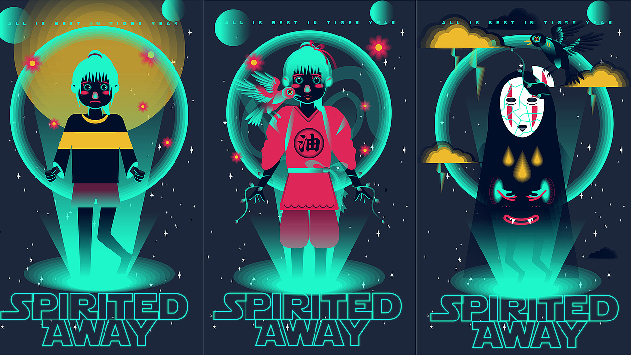 宫崎骏动漫人物（图ZMjk4MDk3NjUy） - 创作习作 - 站酷设计师丛林溜达猫原创素材 - 站酷ZCOOL