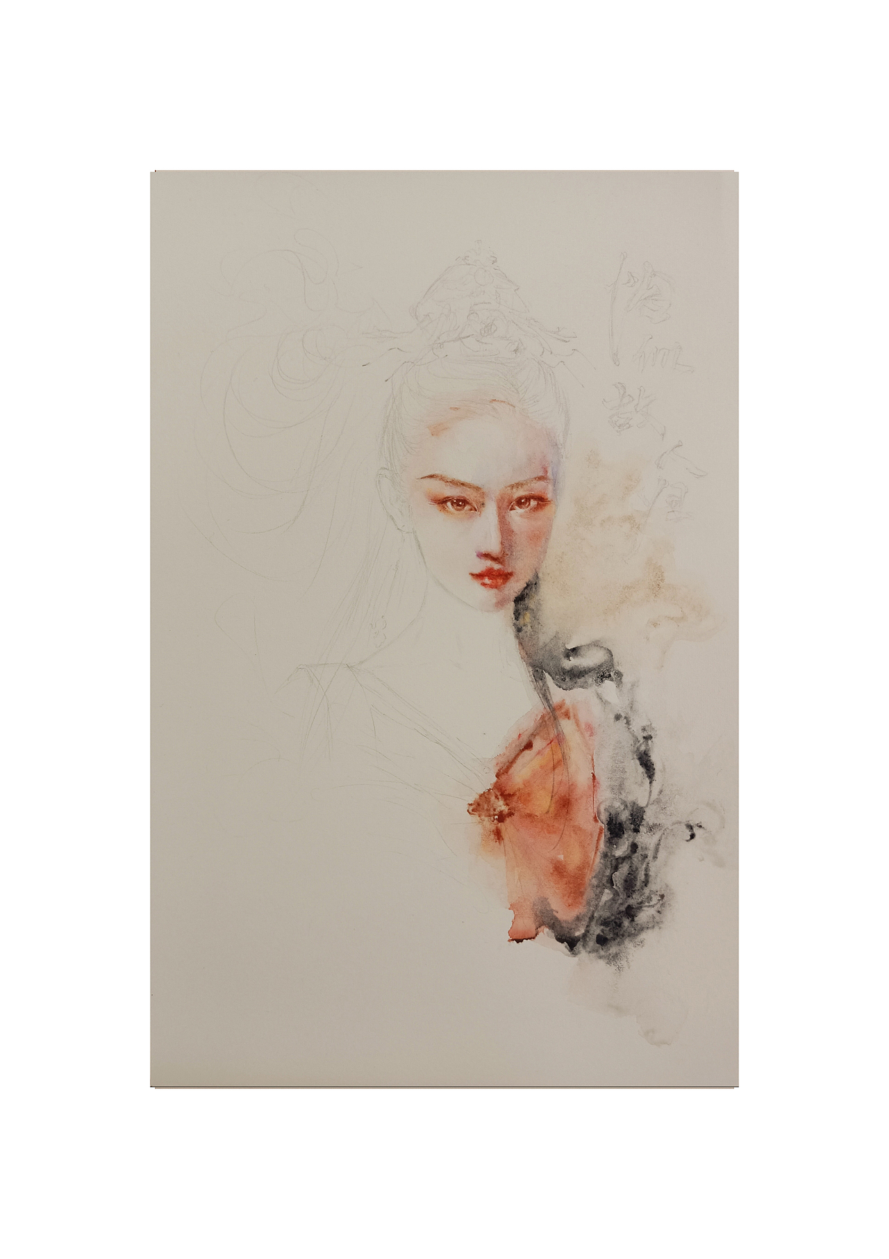 “恰似故人归—顺德仙姬”（图ZMjk2NDMxMjgw） - 绘画 - 站酷设计师爱画画的小雪原创素材 - 站酷ZCOOL