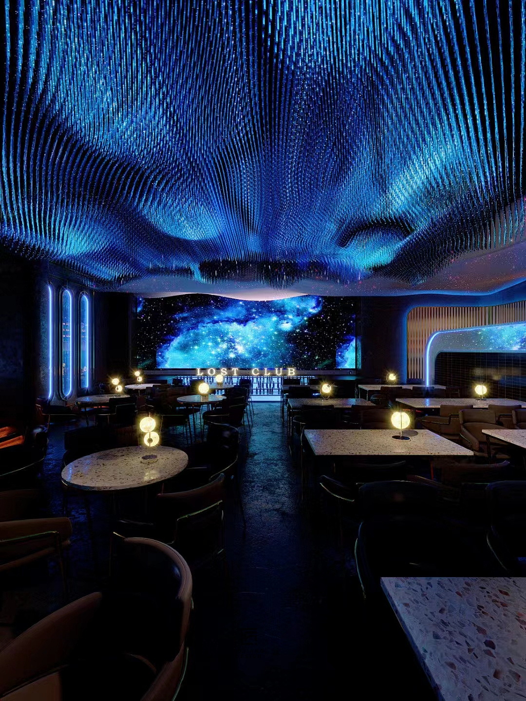 工装酒吧设计｜未来世界的空间错觉（图ZMzYyNDg0MTEy） - 商业空间设计 - 站酷设计师一然爱设计原创素材 - 站酷ZCOOL