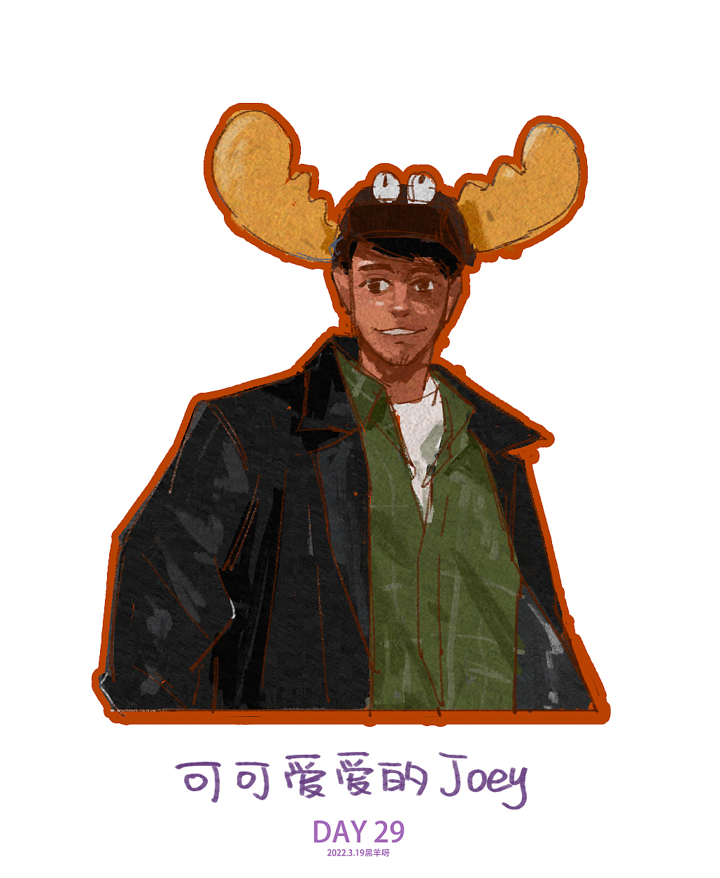 【人物隔日涂】26-50（图ZMjk5Nzg5OTg4） - 创作习作 - 站酷设计师黑羊呀原创素材 - 站酷ZCOOL