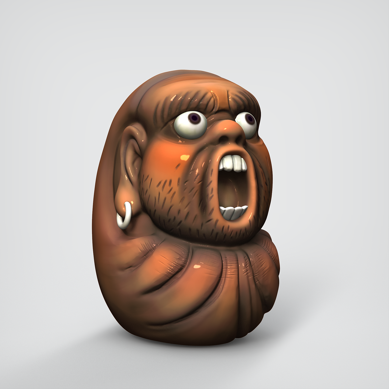 【临摹】达摩根付