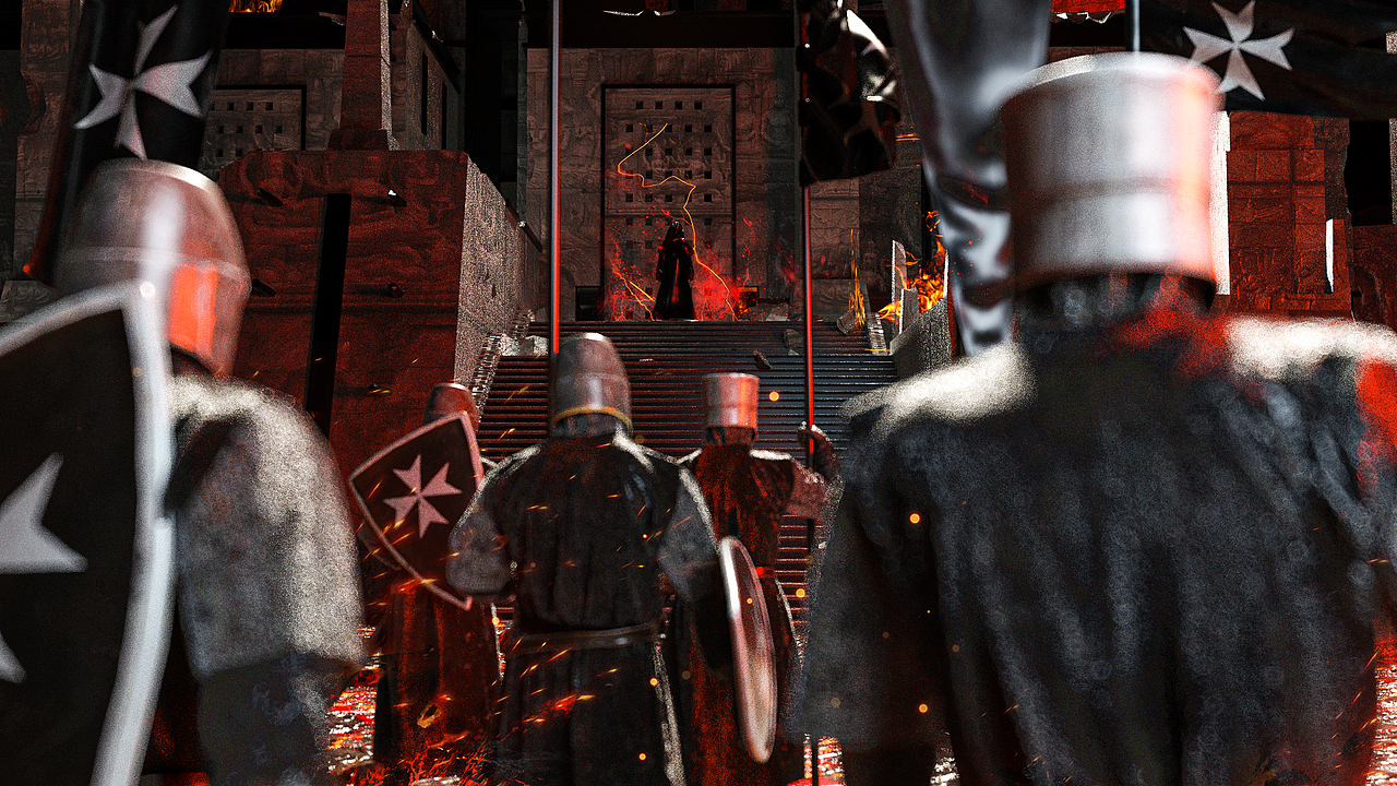 castle battlefield 风格帧