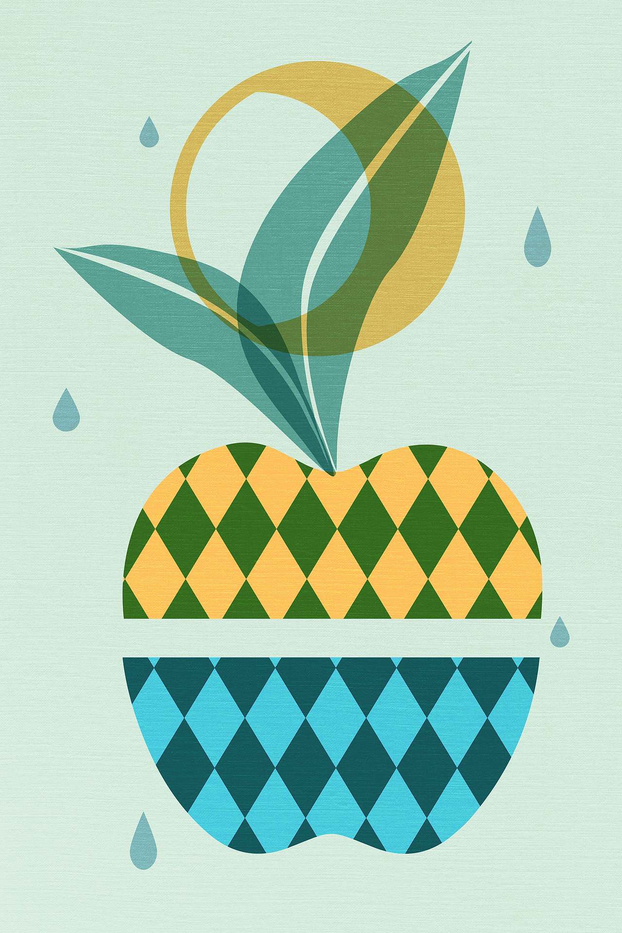 水果意向插画系列
