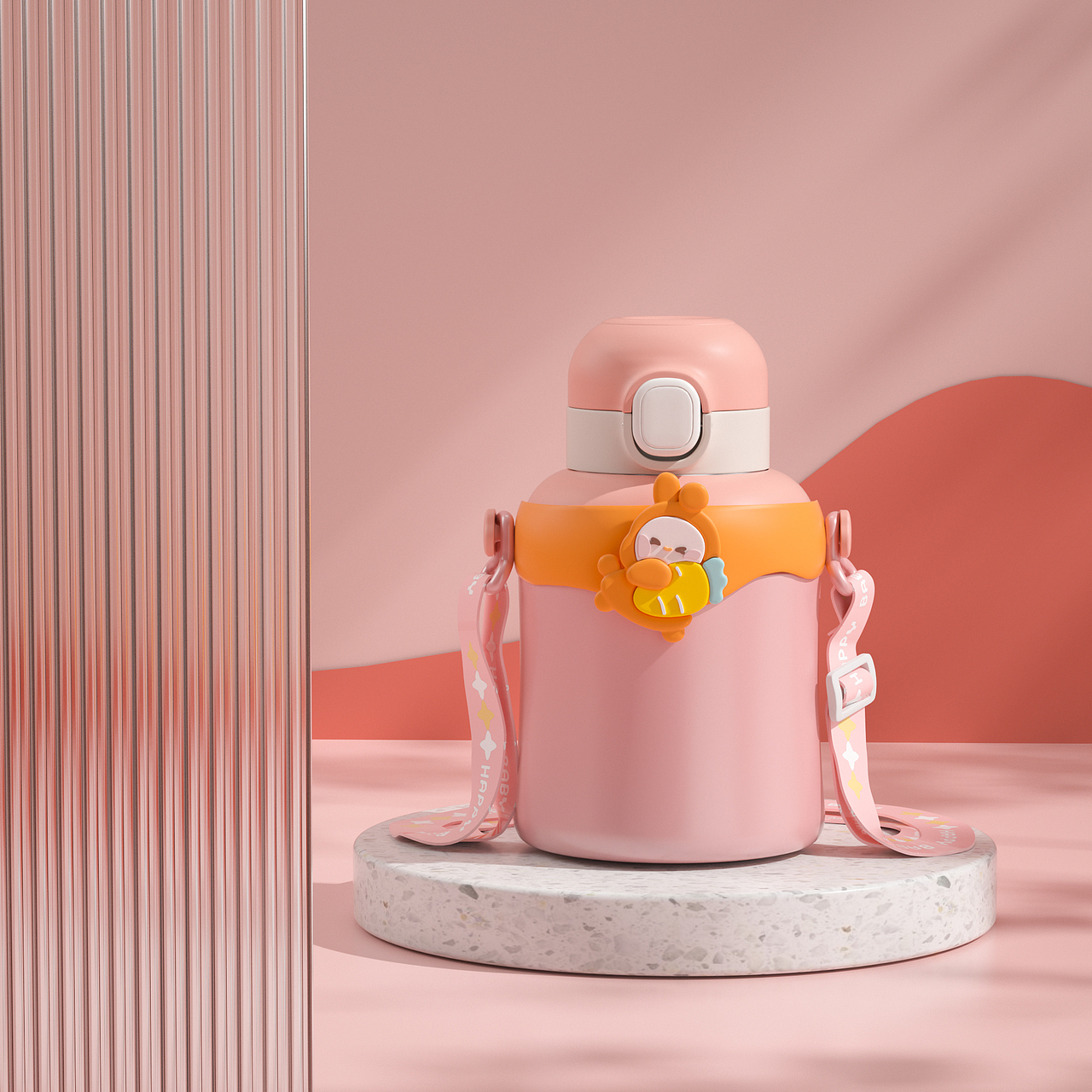 儿童保温杯建模渲染详情页（图ZMzQyMzc1Mjc2） - 产品 - 站酷设计师云上的云原创素材 - 站酷ZCOOL